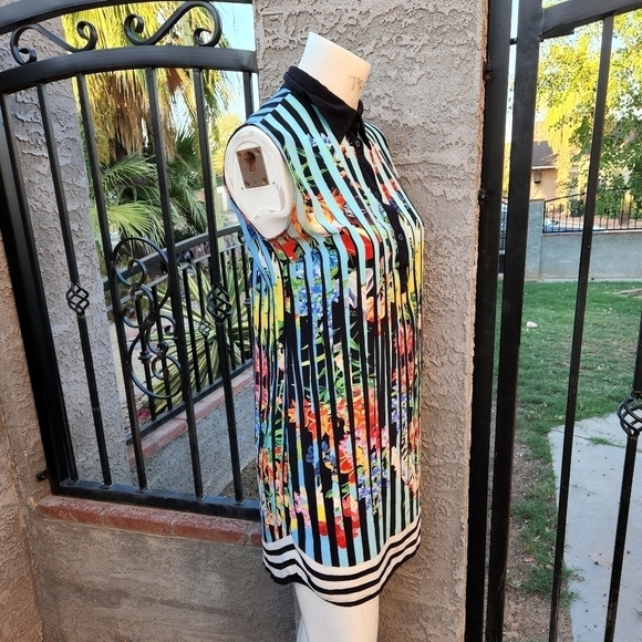 MARY KATRANTZOU TURQ Longi Flower Shirt Dress - Picture 3 of 9